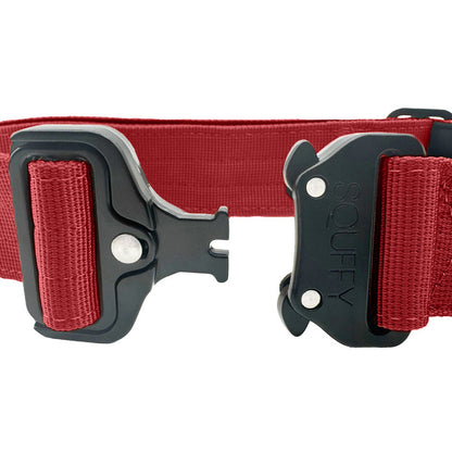 Tactical Dog Collar Ruby Vandal Ruby Red